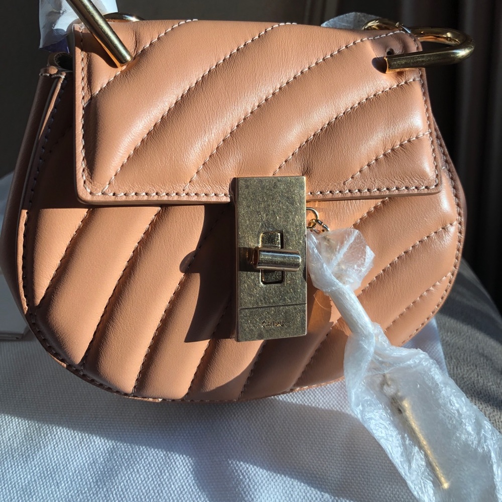 Chloe Nano Drew Bijou Bag -Quilted Smooth Calfskin